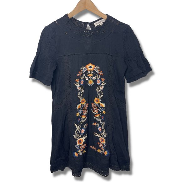 By Together Dresses & Skirts - 👗 By Together | Black Embroidered Dress | Size M